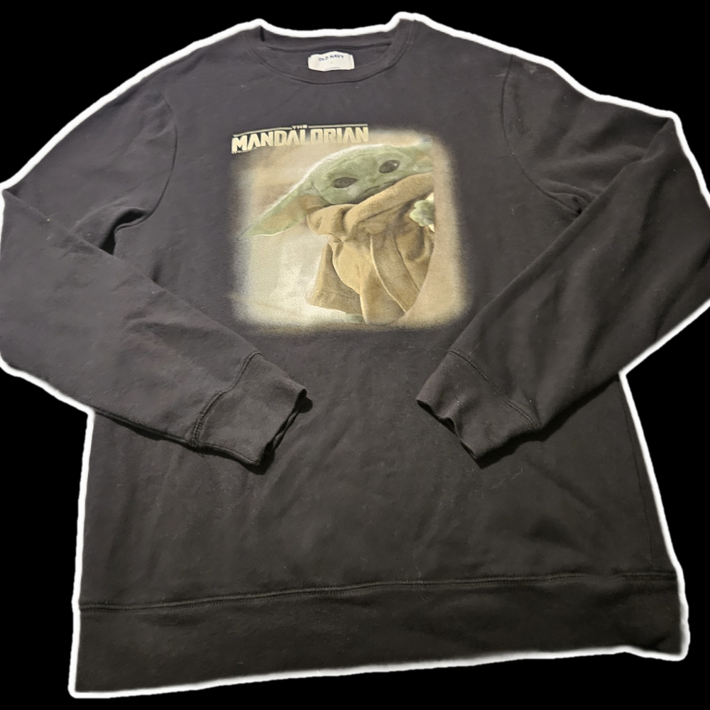 Old Navy Black Mandalorian Sweatshirt